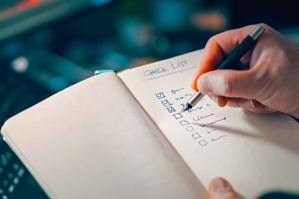 What Makes a Good Birth Chart Analysis? 7 Things to Check Before You Buy 2 Handwritten checklist used to evaluate what makes a good birth chart analysis before buying